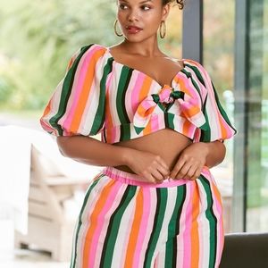 Crop top (size 22) shorts (size 20)